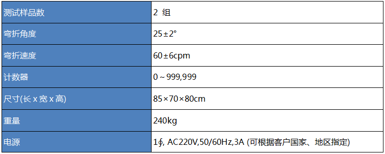 鞋材动态防水试验机参数