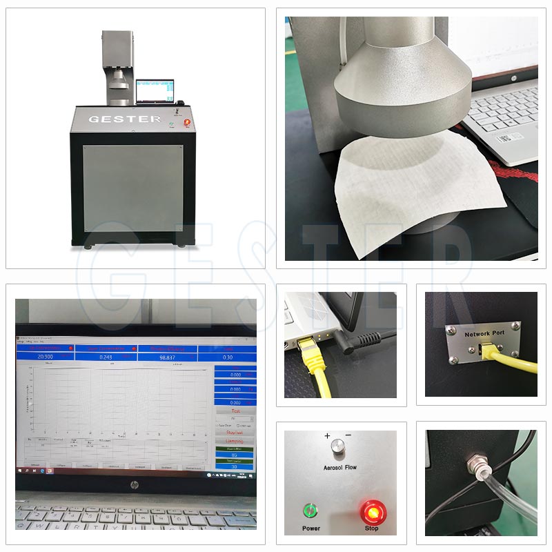 口罩颗粒物过滤效率PFE测试仪 GT-RA09